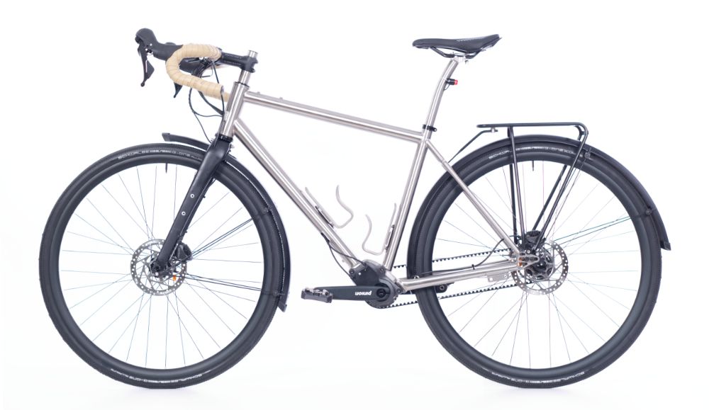 Titanium touring bike disc brakes on sale