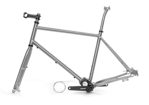 s Pinion Classic Adventure Titanium frame