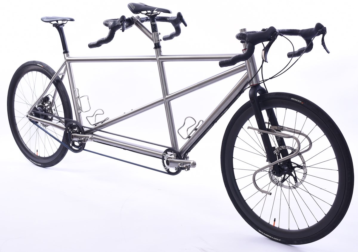 Unser neues Custom Titan Rohloff Tandem in L / L Größe mit nur 13 kg Gesamtgewicht.