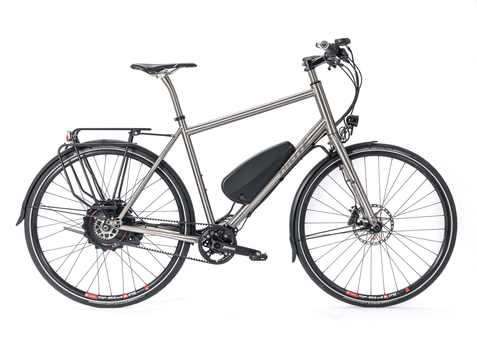 Pinion E-Bike mit Go Swissdrive und Gates Belt